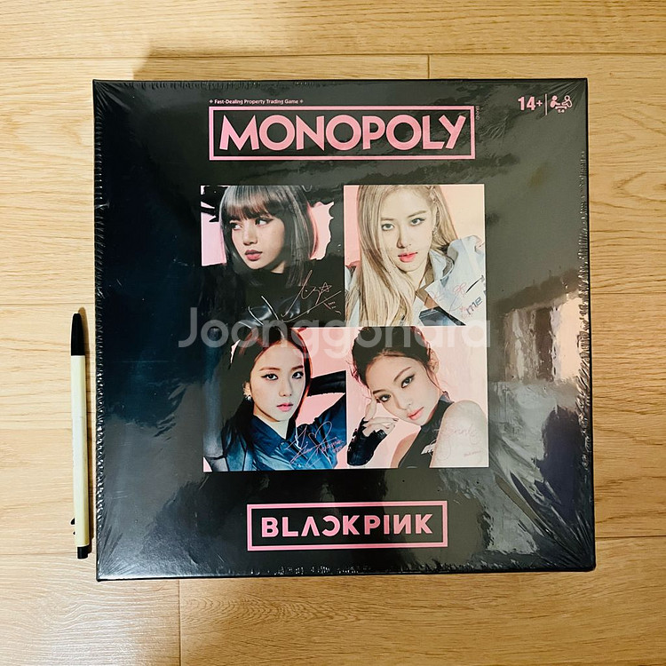 모노폴리 블랙핑크 한정판 보드게임 / 미개봉 새제품--0