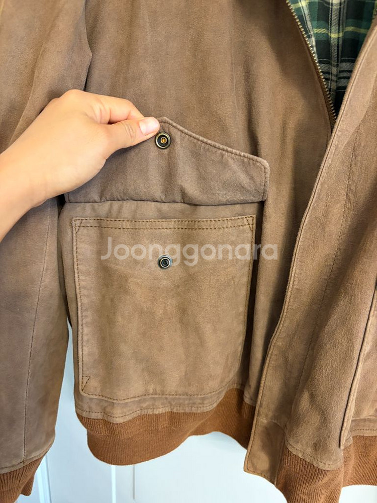 폴로 랄프로렌 남성 스웨이드자켓 (브라운 2XL)--0