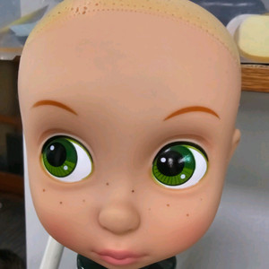 베이비돌 라푼젤 긴다리 롤헤어 스트링 손식모