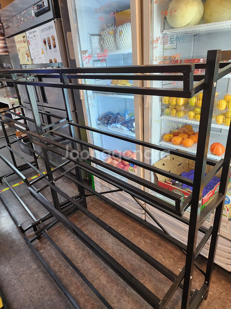4단 철제 선반 진열대 (2개)--5