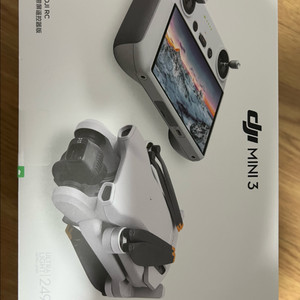 미니3 드론 DJI RC 조종기 포함된 새상품입니다.