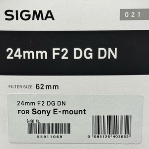 시그마 24mm F2 소니마운트 팝니다