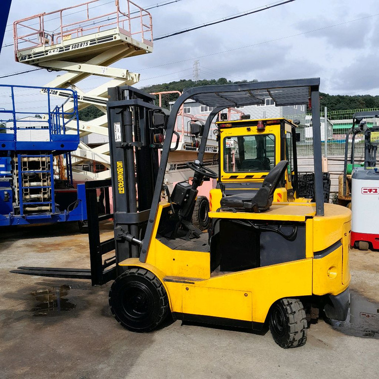 전동지게차 2.5톤 2단3미터 양개식자동발--1