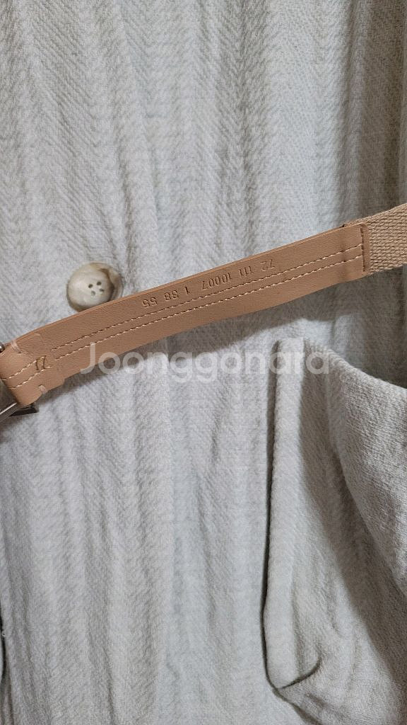 (새옷)지컷 벨티드 자켓--3