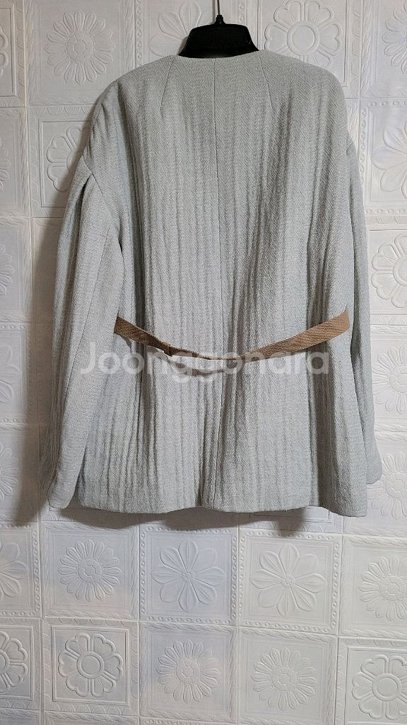 (새옷)지컷 벨티드 자켓--6