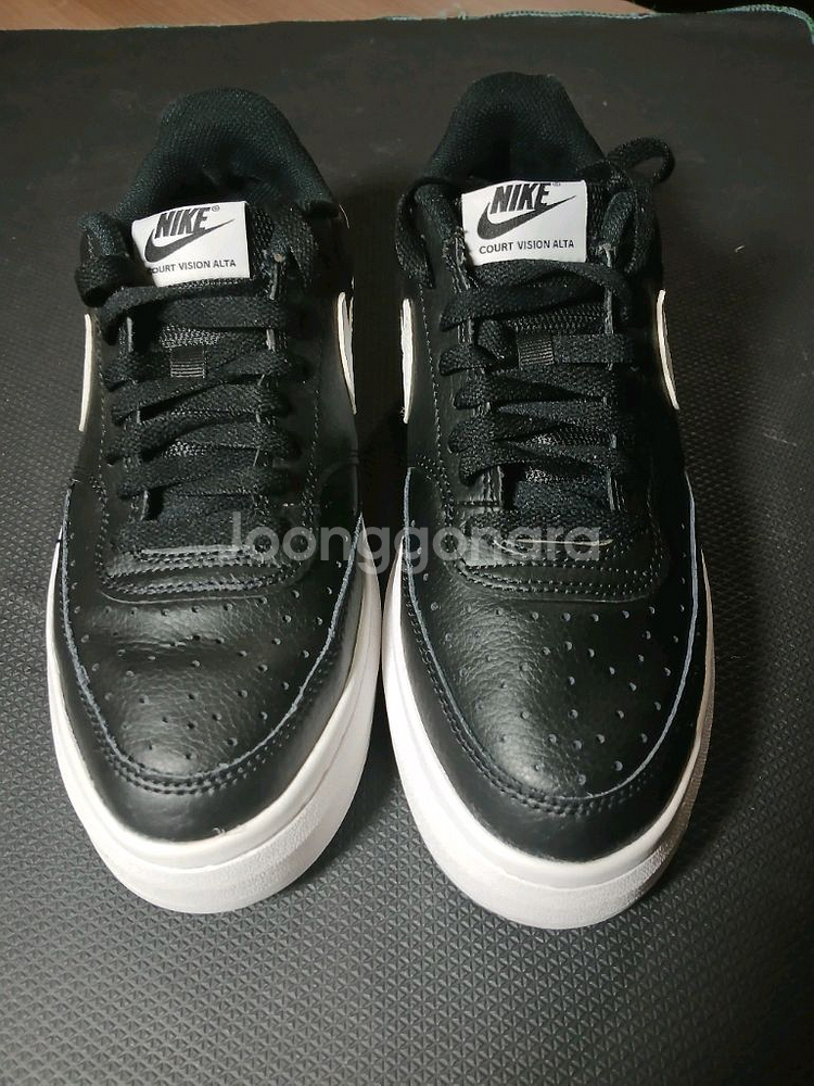 나이키 코트 비전 로우 블랙 화이트 플랫폼 265~27--3