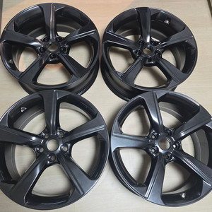 대품X] 80 제네시스 G70 19인치 블랙 터보 휠ㅍ