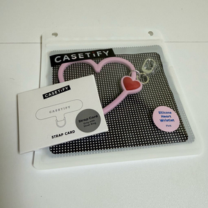 케이스티파이 하트 손목스트랩 스트랩카드