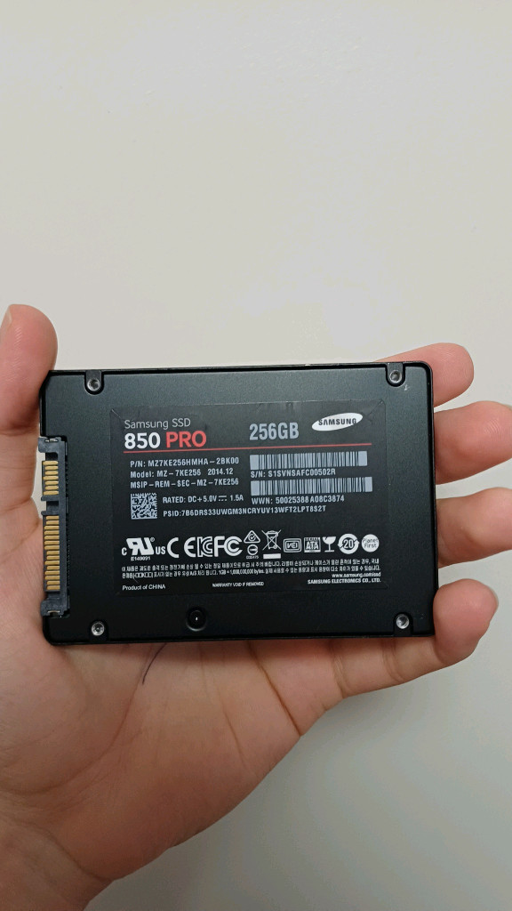 삼성 SSD 256GB 850 프로 이미지