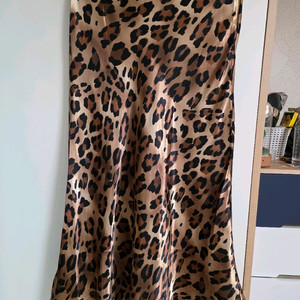 호피 레오파드 롱스커트