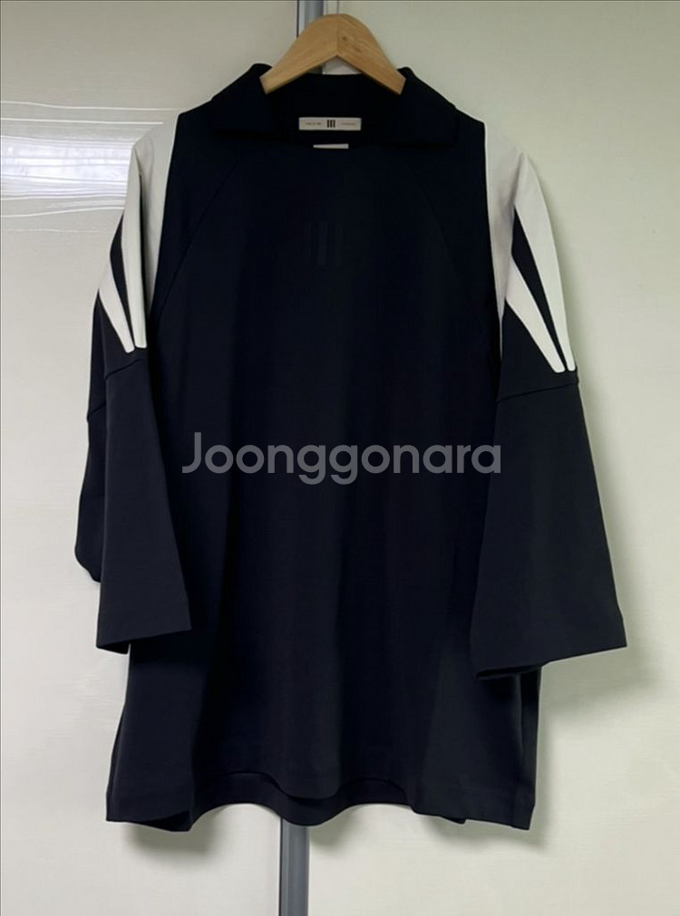 아디다스 X 피어오브갓 골리 저지 블랙US M--4