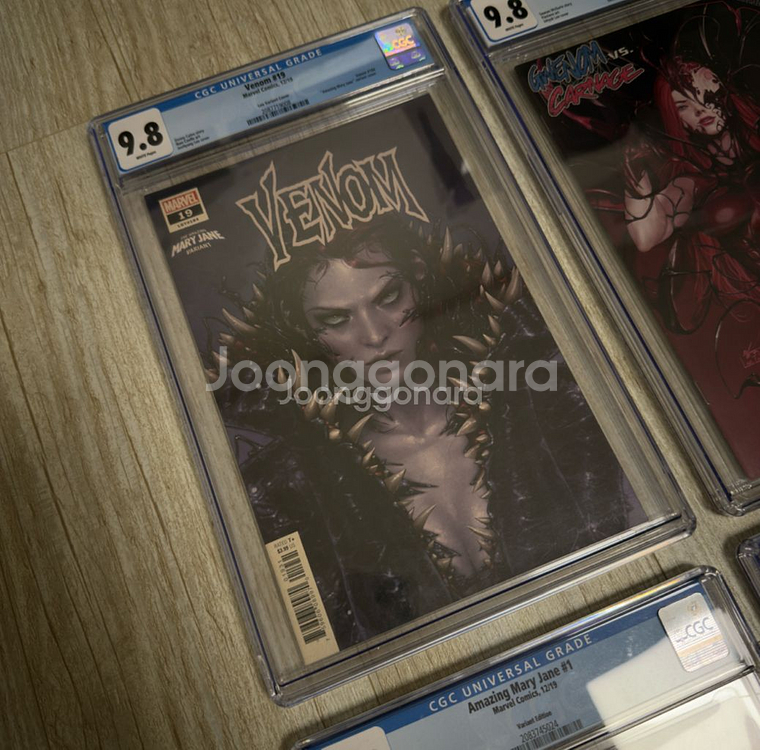 스파이더맨 베놈 / 카니지 / 실크 / 메리제인 CGC--1