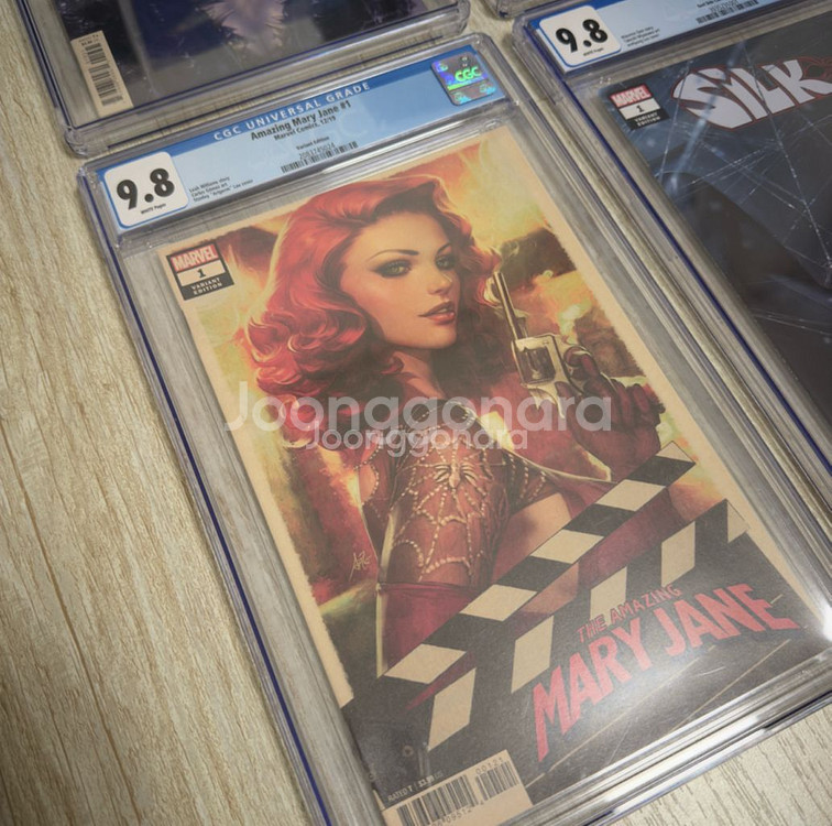 스파이더맨 베놈 / 카니지 / 실크 / 메리제인 CGC--4