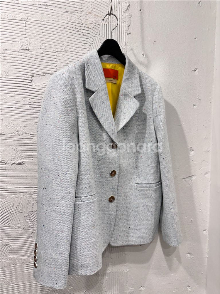 (10/19 sale) 에밀 헤링본 카라 자켓--0