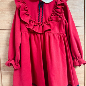 여아 기모 원피스 120