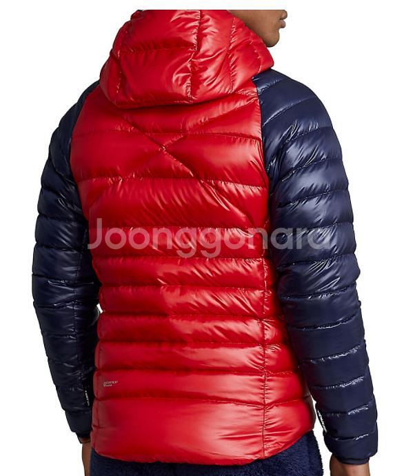 폴로 패커블 퀼팅 후드 재킷 L 팝니다.--1