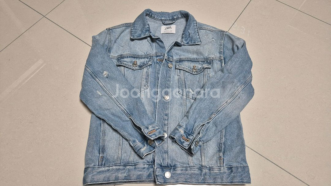 자라키즈 청자켓, 자라 청 후드 자켓--0