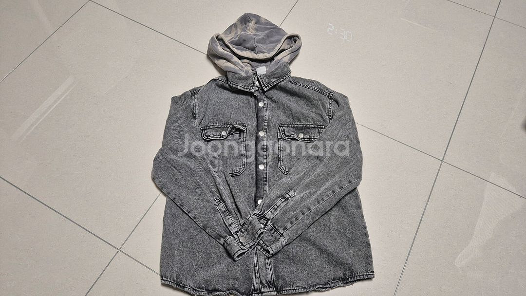 자라키즈 청자켓, 자라 청 후드 자켓--4