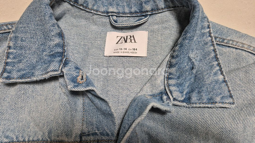 자라키즈 청자켓, 자라 청 후드 자켓--3