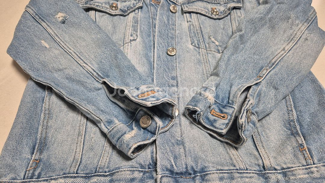 자라키즈 청자켓, 자라 청 후드 자켓--1