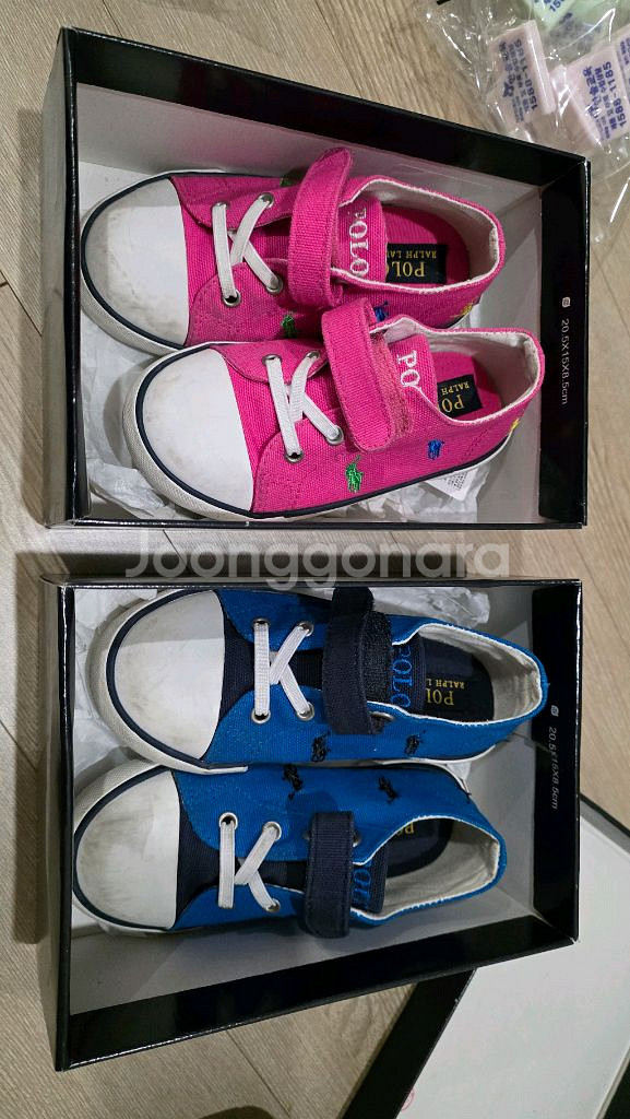 폴로 랄프로렌 아동 운동화 2켤레--0