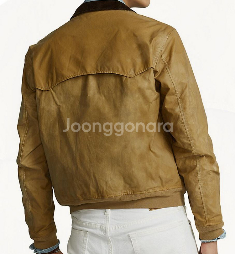 폴로 오일클로스 바리쿠다 재킷 L 팝니다.--4