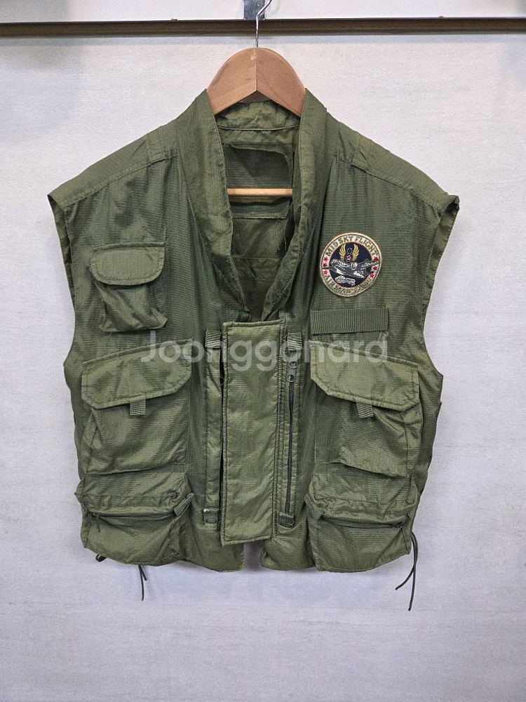 밀리터리 에어포스 공군 멀티포켓 나일론 조끼 xl--0