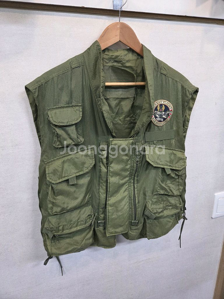 밀리터리 에어포스 공군 멀티포켓 나일론 조끼 xl--3