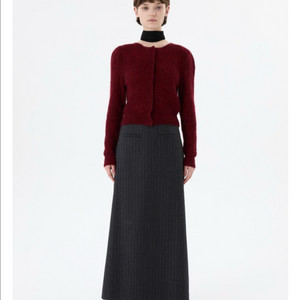 아모멘토 25FW 울 맥시 롱 스커트 0사이즈