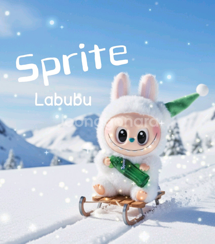 스프라이트 라부부 키링 겨울신상 코카콜라 사이다--0