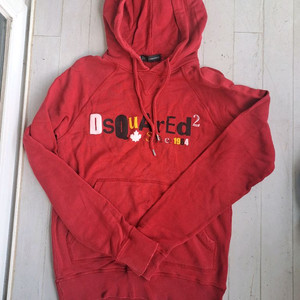 Dsquared2 빨간색 후드티