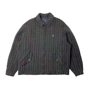 [택포] 빈폴 빈티지 블루종 타탄체크 자켓 점퍼