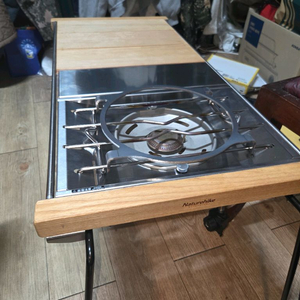 IGT 테이블 + 스노우피크 신형 플렛버너+igt화로대