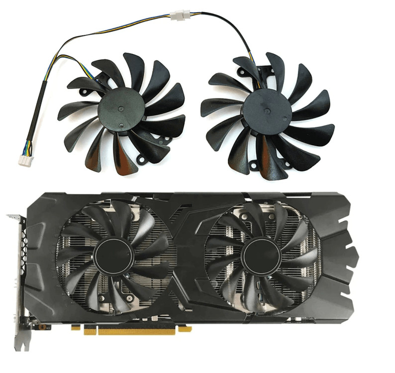 갤럭시 그래픽카드 1070 1080 팬쿨러 이미지