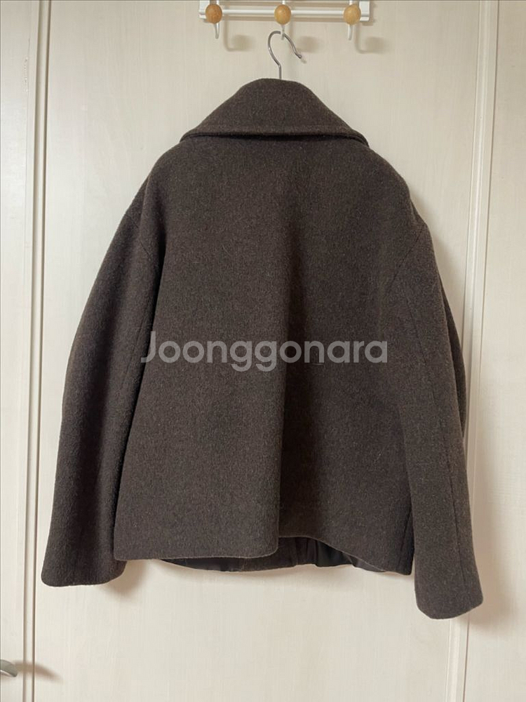 라르고 balloon half coat dark--1