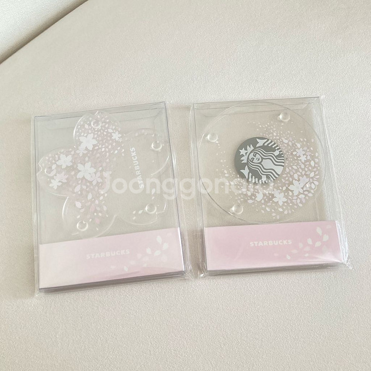 스타벅스 벚꽃 코스터 2P (새상품)--0