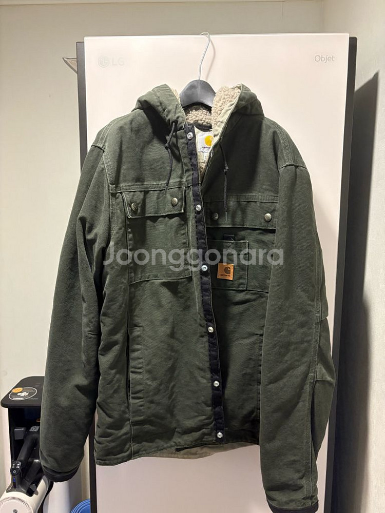 칼하트 셰르파 자켓 j284 모스그린 (구형)--0