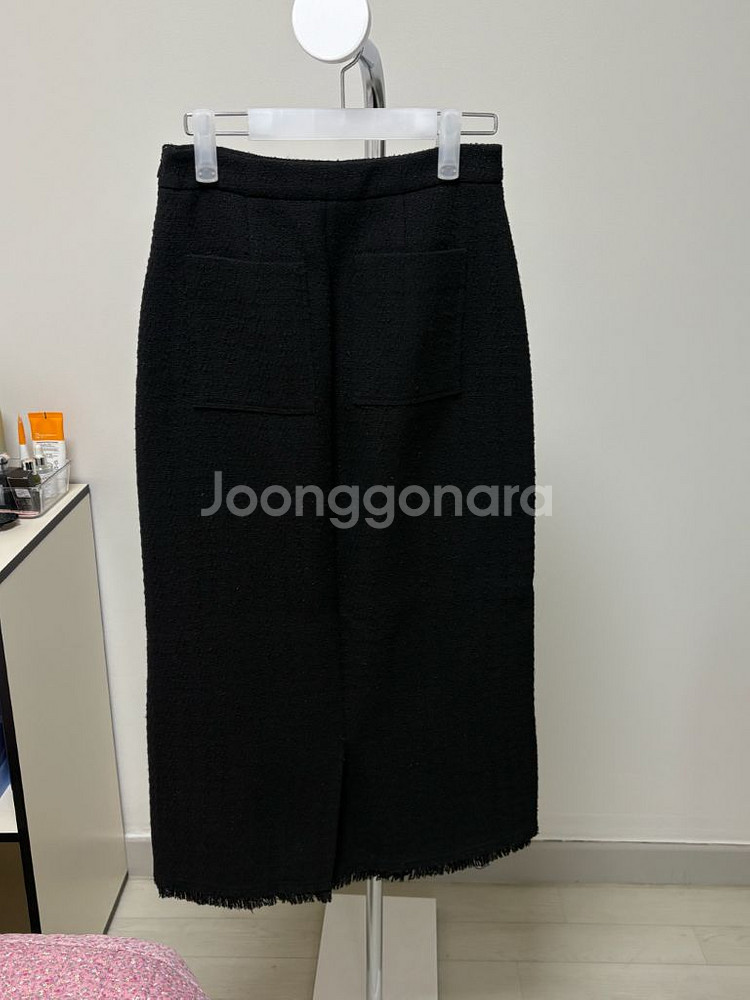 스텝어라운드 트위드스커트 S--3