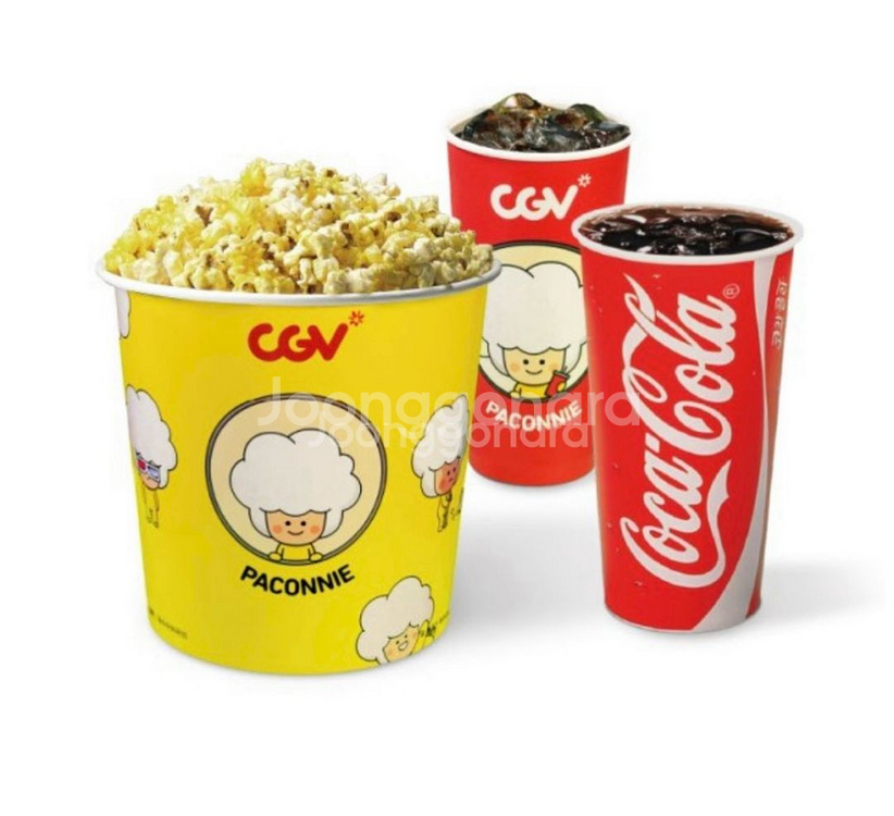 CGV 콤보(팝콘L탄산M2) 50프로할인권 1900원--0