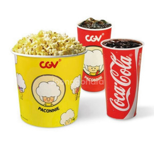 CGV 콤보(팝콘L탄산M2) 50프로할인권 1900원