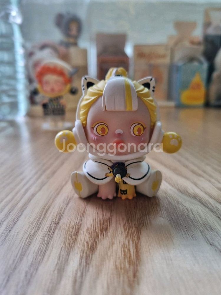 팝마트 스컬판다 시티 오브 나이트 고양이 피규어--0