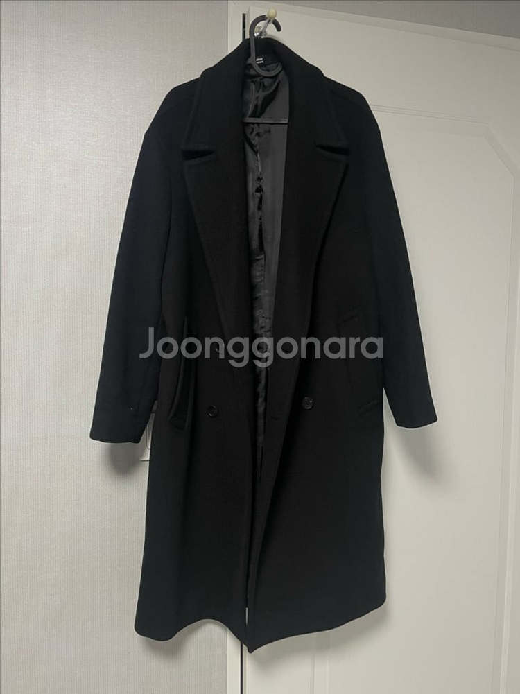 무신사 스탠다드 캐시미어 블렌드 오버사이즈 싱글 코트--2