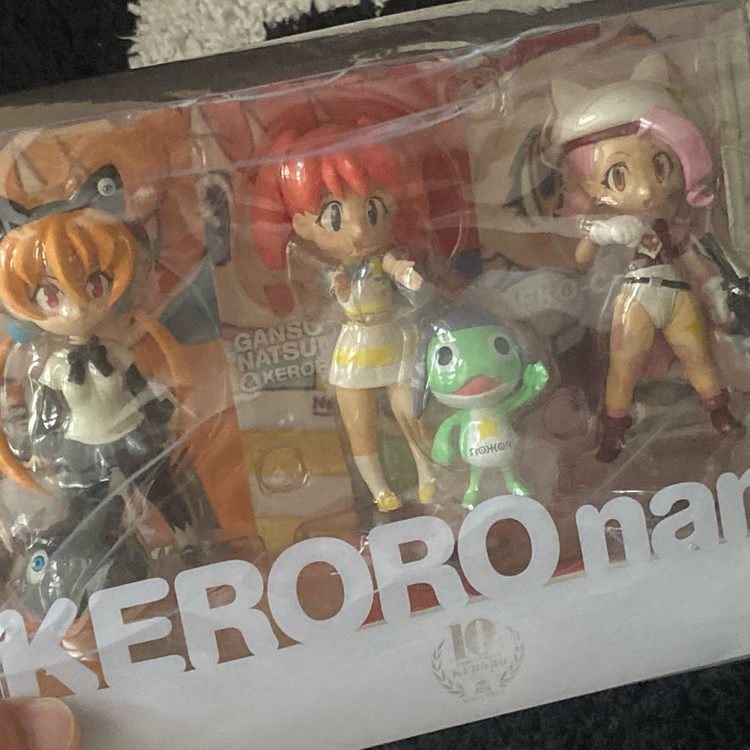 1/05까지할인)희귀)고전 케로로 10주년 한정판 피규어 이미지