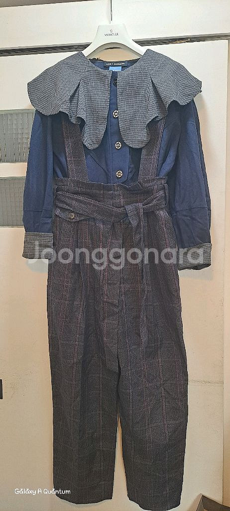 럭키슈에뜨 멜빵바지--0