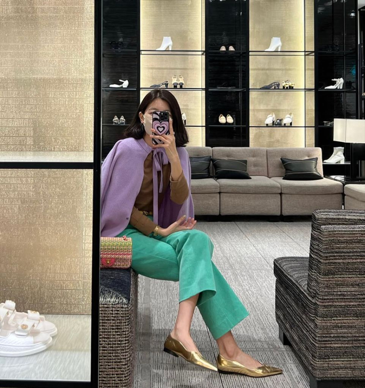 코스모폴리탄 줄라이 컬러팬츠--4