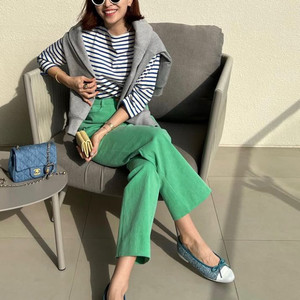 코스모폴리탄 줄라이 컬러팬츠