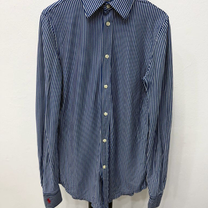 정품) 폴로랄프로렌 여성 스트라이프 실크느낌 셔츠 S