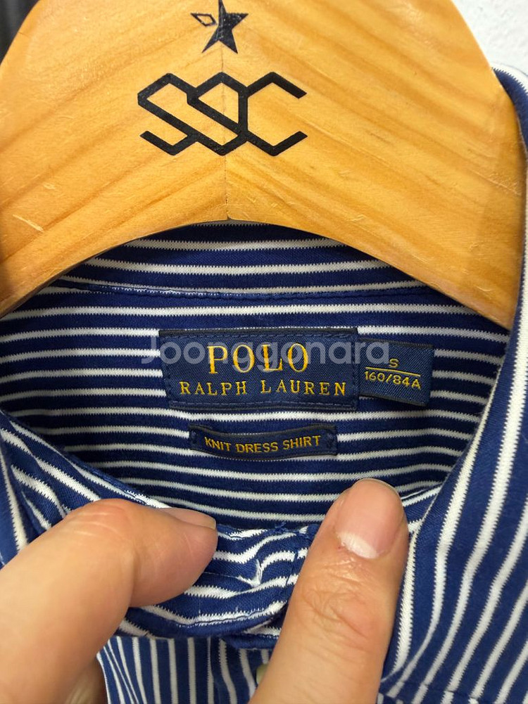 정품) 폴로랄프로렌 여성 스트라이프 실크느낌 셔츠 S--5