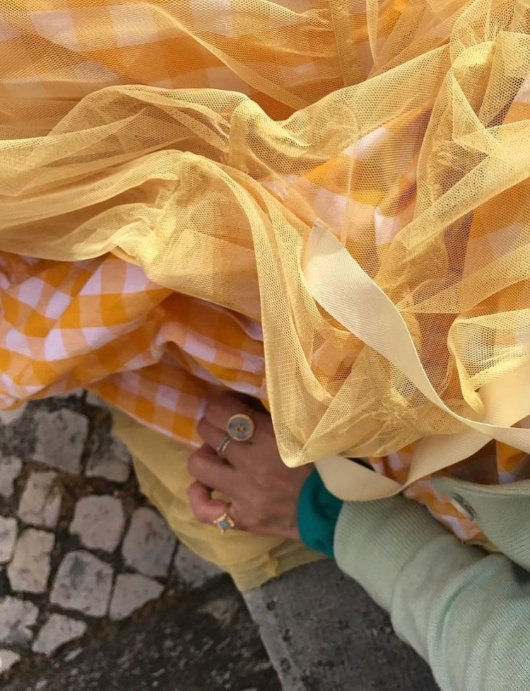 코스모폴리탄줄라이 튤스커트 세트--3