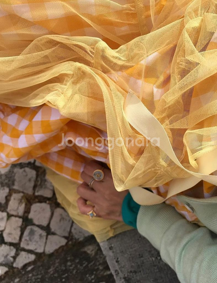 코스모폴리탄줄라이 튤스커트 세트--3